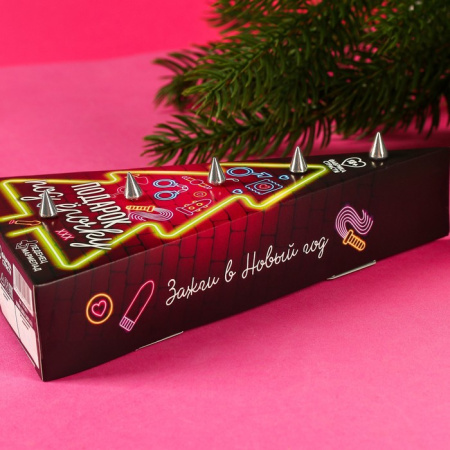 Набор в коробке-ёлке «Подарок под ёлочку»: леденец 20 г. и мармеладные презервативы, 36 г.